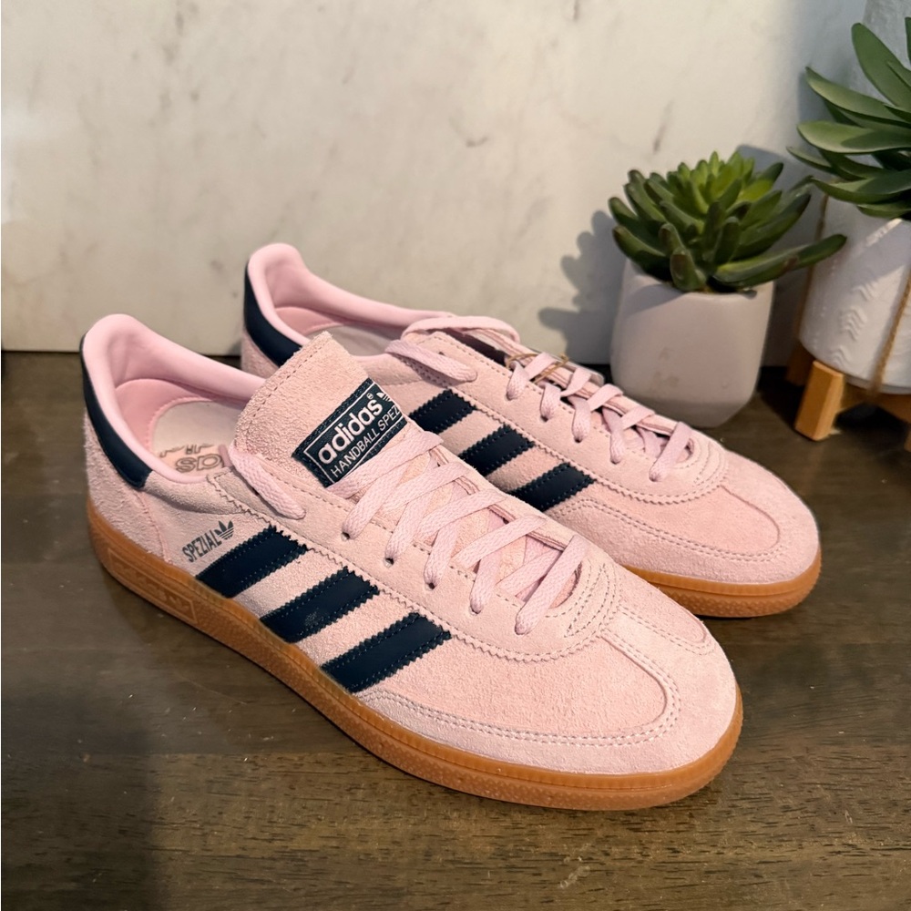 adidas Handball Spezial W Clear Pink / Arctic Night / Gum - Picture 10 of 12